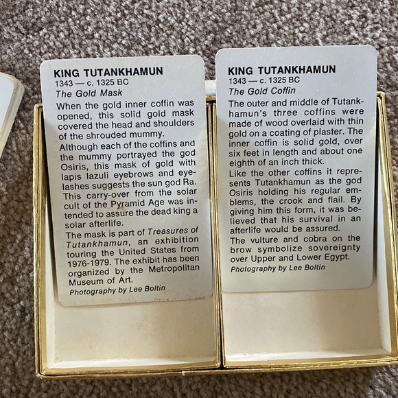 Vintage Congress Playing Cards featuring King Tut - Picture 5 of 9